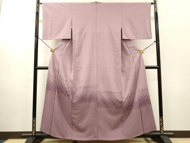 平和屋着物▼豪華色留袖　総刺繍　花青海波　暈し染　正絹　逸品　DABH7372fe
