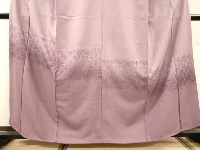 平和屋着物▼豪華色留袖　総刺繍　花青海波　暈し染　正絹　逸品　DABH7372fe