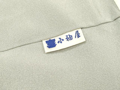 平和屋着物▼中国三大刺繍　スワトウ刺繍　汕頭刺繍　総刺繍　訪問着　渡り橋人物風景文　暈し染　金糸　正絹　逸品　DABH7375fe