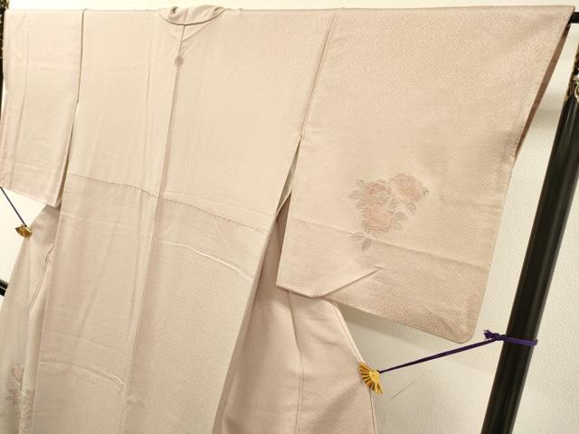 平和屋着物▼中国三大刺繍　スワトウ刺繍　汕頭刺繍　相良刺繍　総刺繍　訪問着　御所車花文　正絹　逸品　DABH7377fe