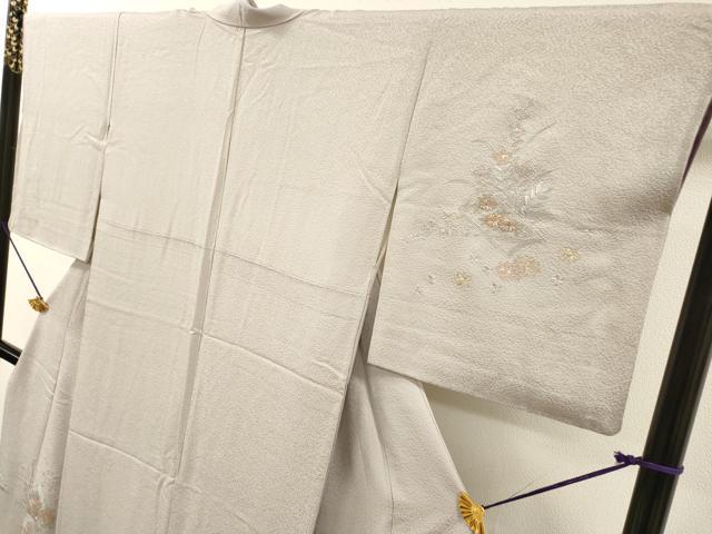 平和屋着物▼中国三大刺繍　スワトウ刺繍　汕頭刺繍　相良刺繍　総刺繍　訪問着　冊子花文　金糸　正絹　逸品　DABH7383fe