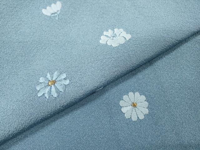 平和屋着物▼豪華色留袖　総刺繍　吹き寄せ花文　金糸　正絹　逸品　DABH7391fe