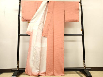 平和屋着物▼京友禅の第一人者　松井青々　小紋　霞文　暈し染　正絹　逸品　未使用　DABH7408fe