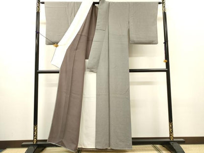 平和屋着物▽江戸小紋　単衣　七宝文　正絹　逸品　DABH7414fe