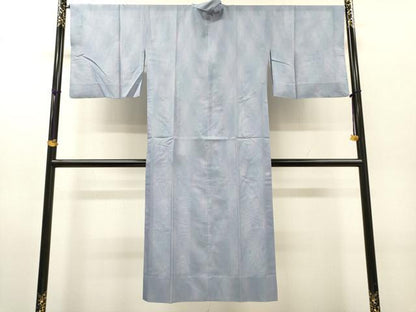 平和屋着物▽道中着　スリーシーズン　春夏秋　塵除け　霞文　暈し染　ロング丈　正絹　逸品　DABH7427fe