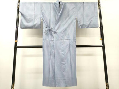 平和屋着物▽道中着　スリーシーズン　春夏秋　塵除け　霞文　暈し染　ロング丈　正絹　逸品　DABH7427fe
