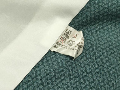 平和屋着物▽江戸小紋　単衣　丸文　ドット柄　洗える着物　DABH7449fe