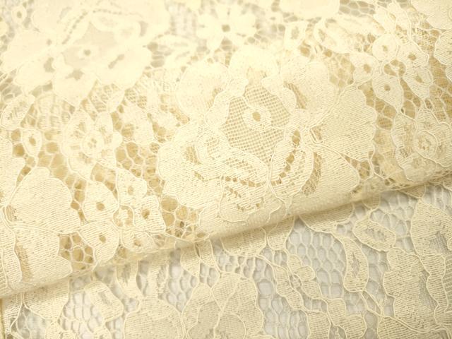 平和屋着物▽羽織　スリーシーズン　春夏秋　塵除け　総レース　草花　レグホーン色　DABH7460fe