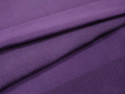 平和屋着物▽上質なお召　単衣　横段文　正絹　逸品　DABH7467fe
