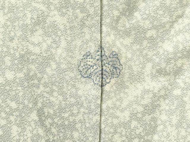 平和屋着物▼訪問着　刺繍　手描き　草花　暈し染　銀彩　正絹　逸品　DABH7569fe