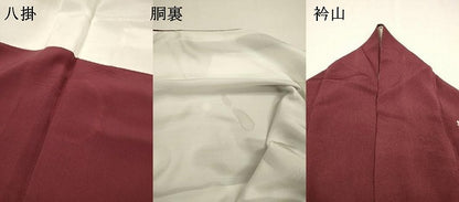 平和屋着物▼訪問着　総刺繍　飾花文　鬼しぼ縮緬　正絹　逸品　DABH7573fe
