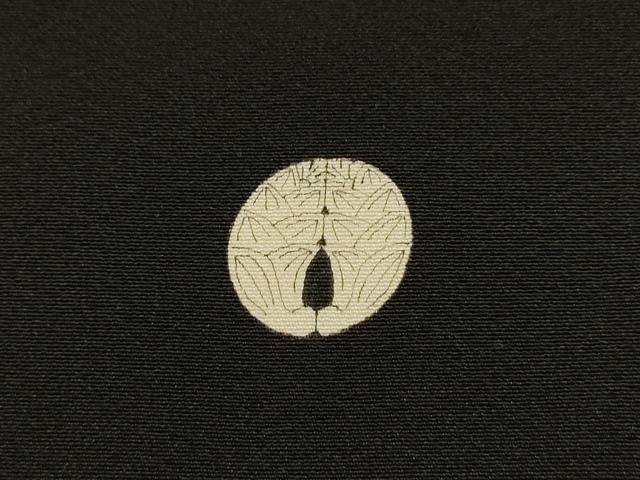 平和屋着物▼豪華黒留袖　駒刺繍　束ね熨斗花松文　暈し染　金彩　正絹　逸品　DABH7575fe