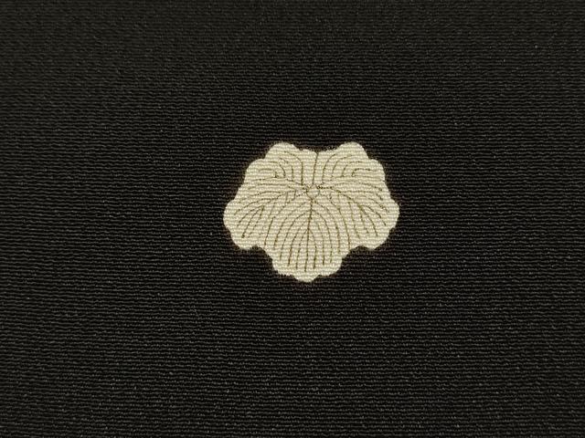平和屋着物▼日展作家　寺島節朗　黒留袖　手描き　金閣寺　京風景　暈し染　金銀糸　正絹　逸品　DABH7589fe
