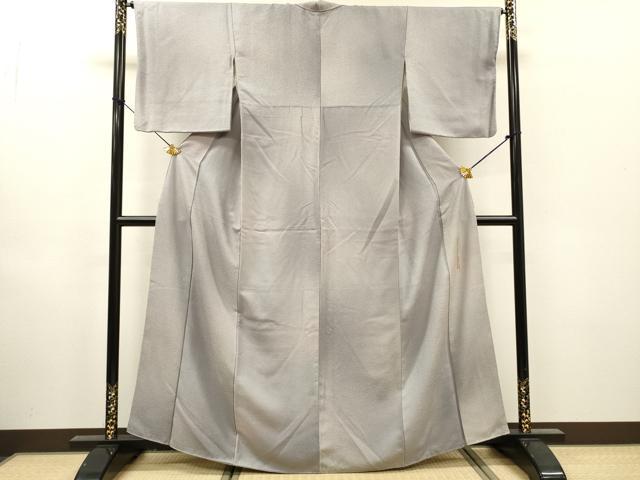 平和屋着物▼上質な小紋　作家物　霞文　暈し染　正絹　逸品　DABH7609fe