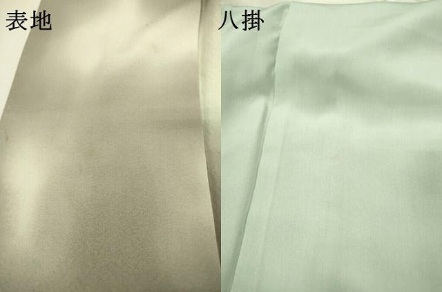 平和屋着物▼上質な小紋　草花地紋　暈し染　正絹　逸品　DABH7612fe