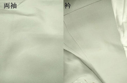 平和屋着物▼訪問着　竹屋町刺繍　折り鶴　銀彩　正絹　逸品　DABH7710fe