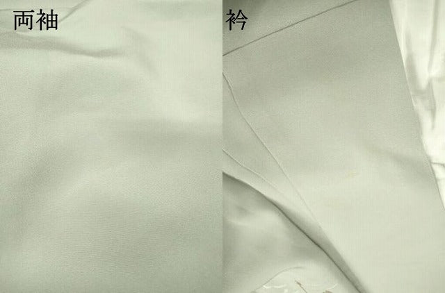 平和屋着物▼訪問着　竹屋町刺繍　折り鶴　銀彩　正絹　逸品　DABH7710fe
