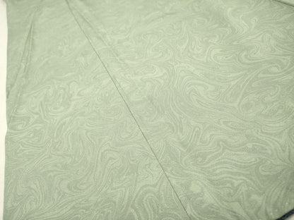 平和屋着物▼上質な小紋　墨流し文様　正絹　逸品　DABH7724fe