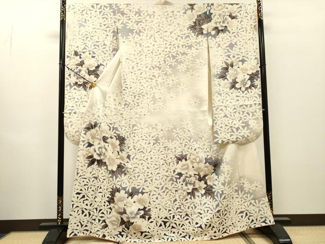 平和屋着物●豪華振袖　花尽くし　暈し染　金彩　正絹　逸品　DABH7727fe