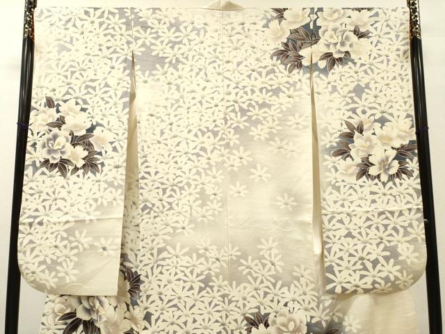 平和屋着物●豪華振袖　花尽くし　暈し染　金彩　正絹　逸品　DABH7727fe