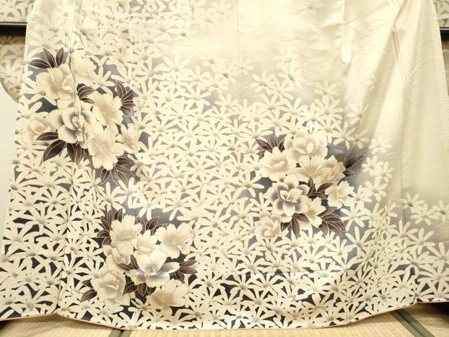 平和屋着物●豪華振袖　花尽くし　暈し染　金彩　正絹　逸品　DABH7727fe