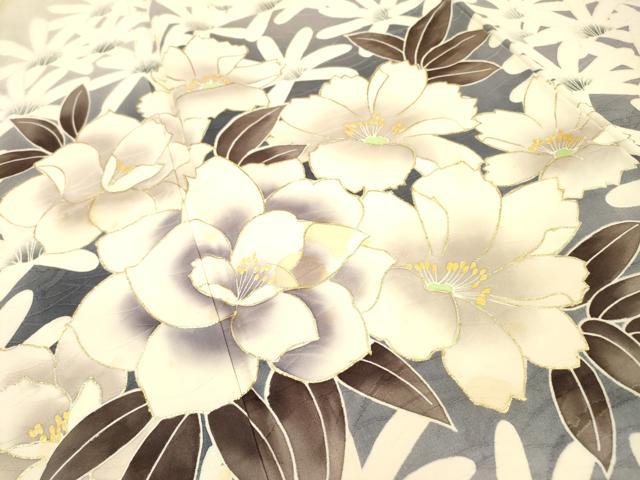 平和屋着物●豪華振袖　花尽くし　暈し染　金彩　正絹　逸品　DABH7727fe