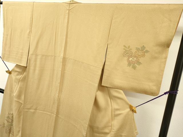 平和屋着物▼中国三大刺繍　スワトウ刺繍　汕頭刺繍　訪問着　飾花文　正絹　逸品　DABH7730fe