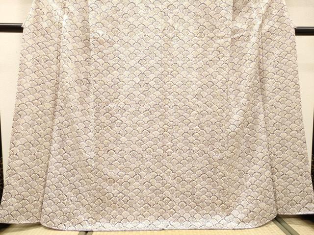 平和屋着物▼訪問着　花青海波　金通し地　やまと誂製　正絹　逸品　DABH7731fe