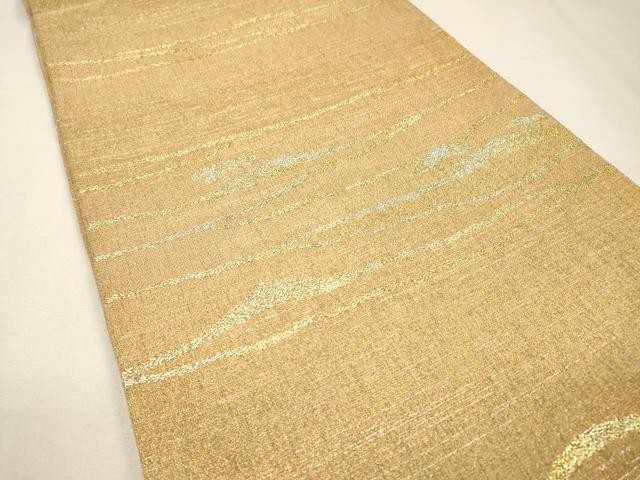 平和屋着物▼六通柄袋帯　風景文　煌金綴錦　正絹　逸品　DABH7737fe