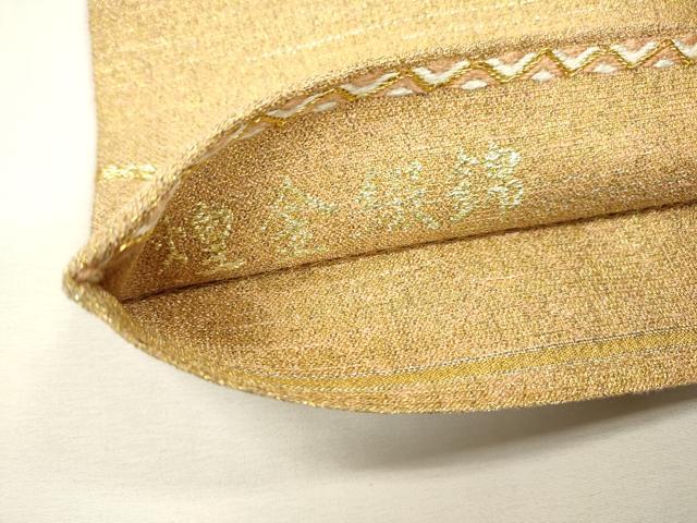 平和屋着物▼六通柄袋帯　風景文　煌金綴錦　正絹　逸品　DABH7737fe