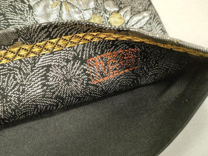 平和屋着物▼六通柄袋帯　ふくれ織　九百錦　辻が花　金銀糸　正絹　逸品　DABH7764fe