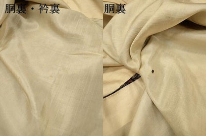 平和屋着物●本場大島紬　龍郷絣　花菱文　正絹　逸品　DABH7925fe