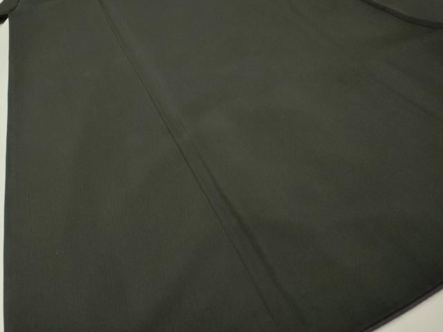 平和屋着物●男性 黒紋付・羽織セット 正絹 逸品 DABH7938fe