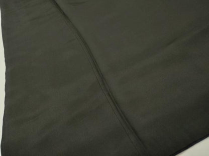 平和屋着物●男性　黒紋付　正絹　逸品　DABH7939fe