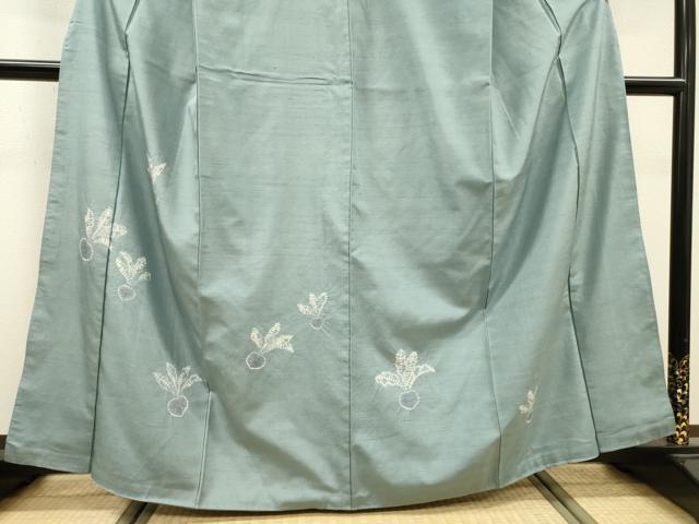 平和屋着物●訪問着　紬地　絞り　成り物　正絹　逸品　DABH7940fe