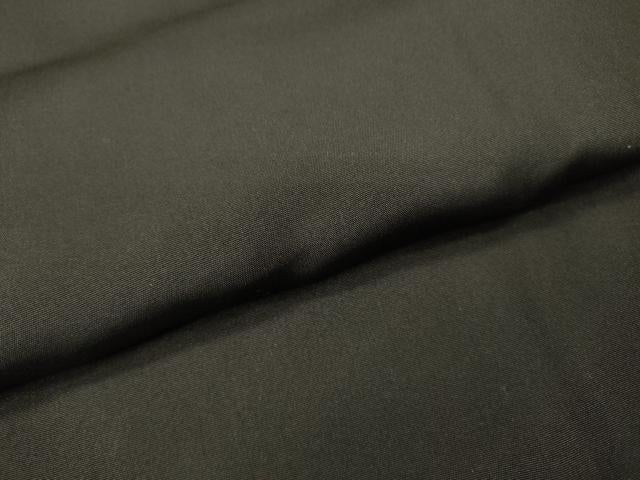 平和屋着物●男性　黒紋付・羽織セット　堅牢染　檳榔子　反端付き　正絹　逸品　DABH7941fe