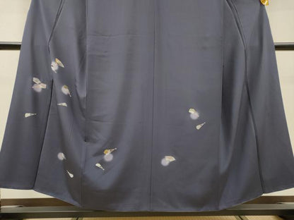 平和屋着物●訪問着　作家物　総刺繍　扇文　蛍暈し　銀糸　正絹　逸品　DABH7947fe