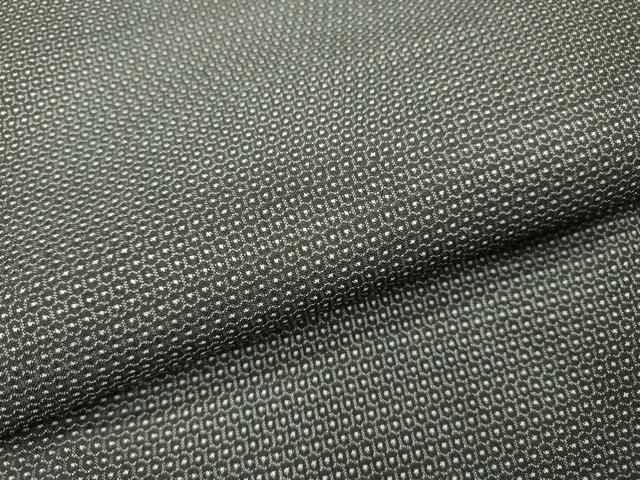 平和屋着物●男性　本場大島紬　アンサンブル　120亀甲　総詰め　正絹　逸品　DABH7956fe
