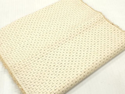 平和屋着物▼紬　反物　着尺　絣文様　逸品　未使用　DABH8021zy
