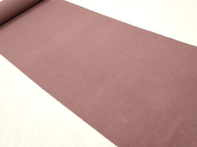 平和屋着物▼上代紬　反物　着尺　赤褐色　逸品　未使用　DABH8044zy