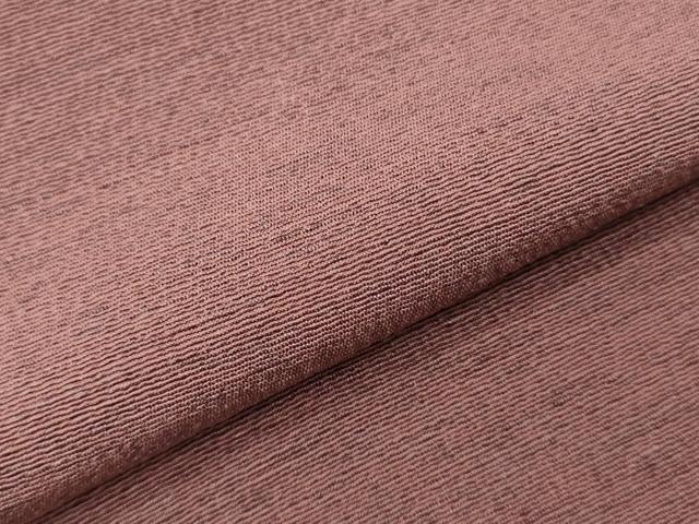 平和屋着物▼上代紬　反物　着尺　赤褐色　逸品　未使用　DABH8044zy