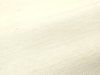 平和屋着物▼白生地　浜紬　反物　着尺　生成り色　逸品　未使用　DABH8078zy