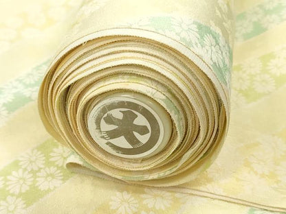 平和屋着物●創業460年・千總　小紋　反物　着尺　舞花文　大丸扱い　逸品　未使用　DABH8092zy