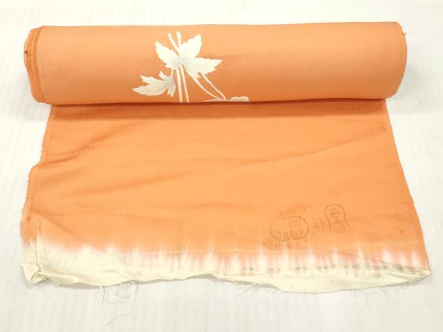 平和屋着物▼付下げ　反物　着尺　刺繍　草花文　金銀彩　高島屋扱い　逸品　未使用　DABH8108zy