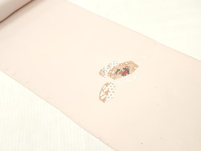 平和屋着物▼付下げ　反物　着尺　文箱花文　暈し染め　銀彩　逸品　未使用　DABH8112zy