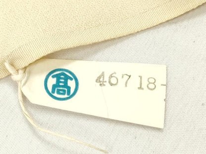 平和屋着物▼付下げ　反物　着尺　刺繍　エ霞草花文　高島屋扱い　逸品　未使用　DABH8114zy