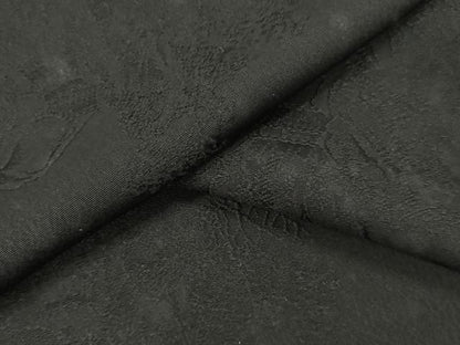 平和屋着物▼羽織・コート　黒反物　羽尺　風景地紋　逸品　未使用　DABH8115zy