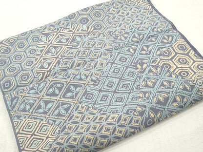 平和屋着物▼羽織・コート　解き反物　羽尺　切嵌め吉祥文　逸品　DABH8133zy