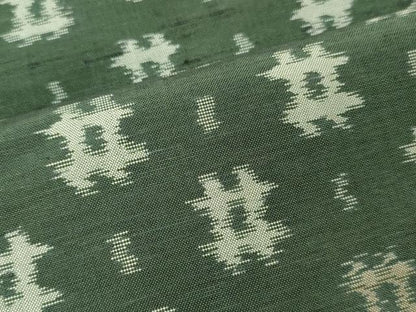 平和屋着物▼長井紬　反物　着尺　井絣文様　逸品　未使用　DABH8144zy