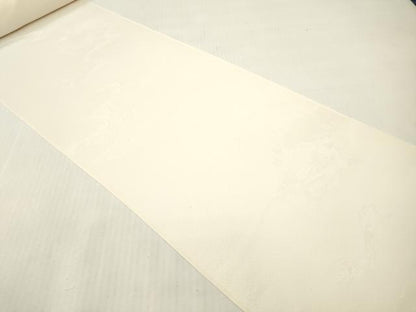 平和屋着物▼白生地　反物　着尺　風景地紋　生成り色　逸品　未使用　DABH8167zy